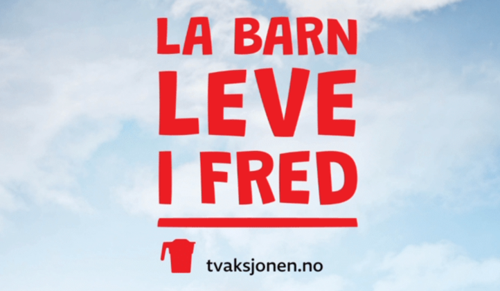 Logo TVaksjonen. La barn leve i fred.