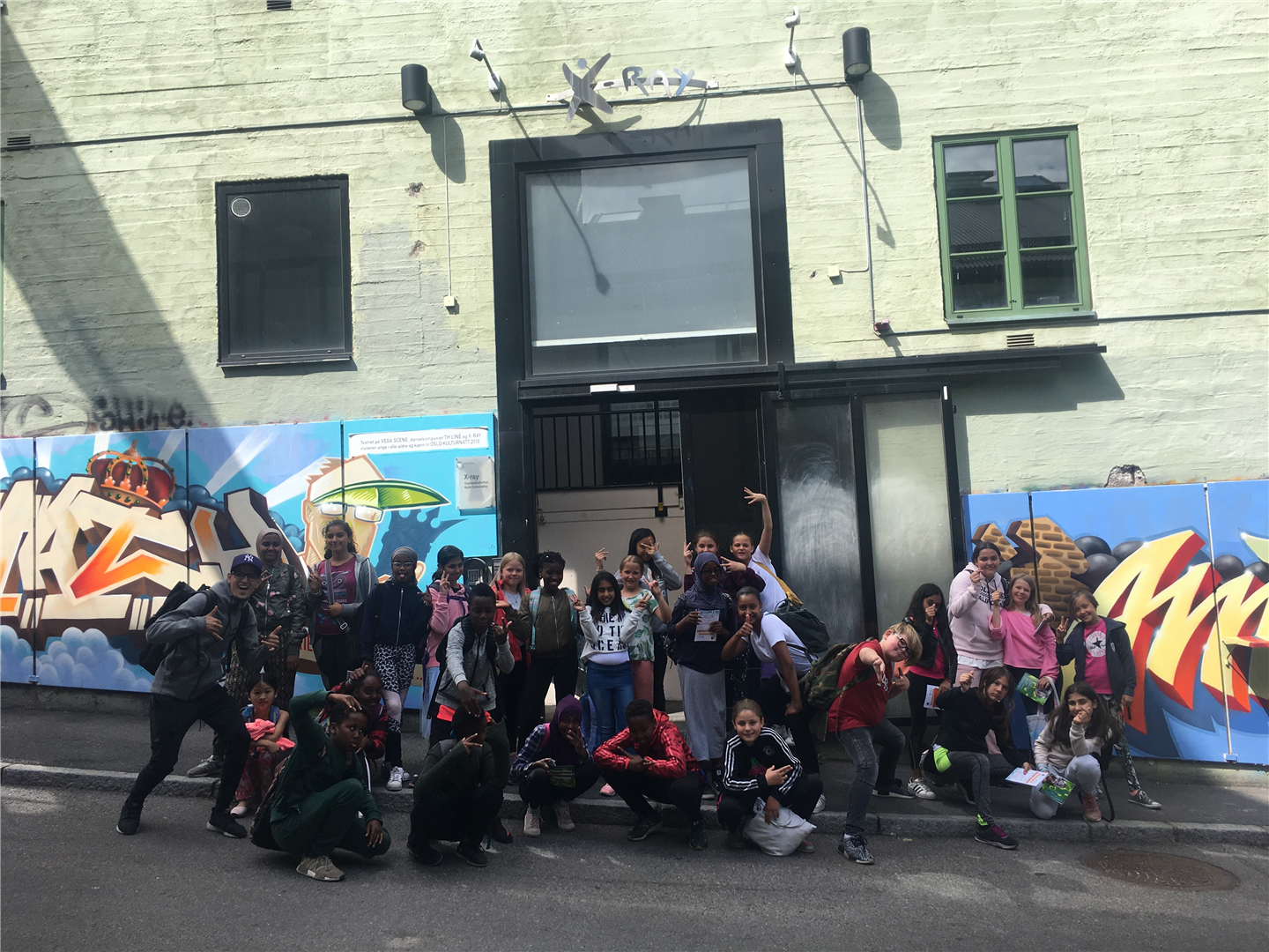 Dansegruppa har vært på x-ray 1