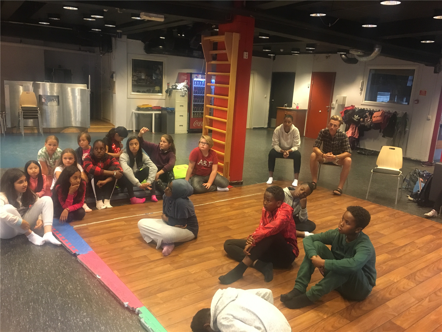 Dansegruppa har vært på x-ray 3