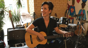 Elvy øver til konserten