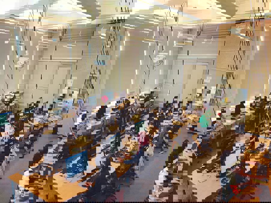 Journalistene i gang med skrivekurs