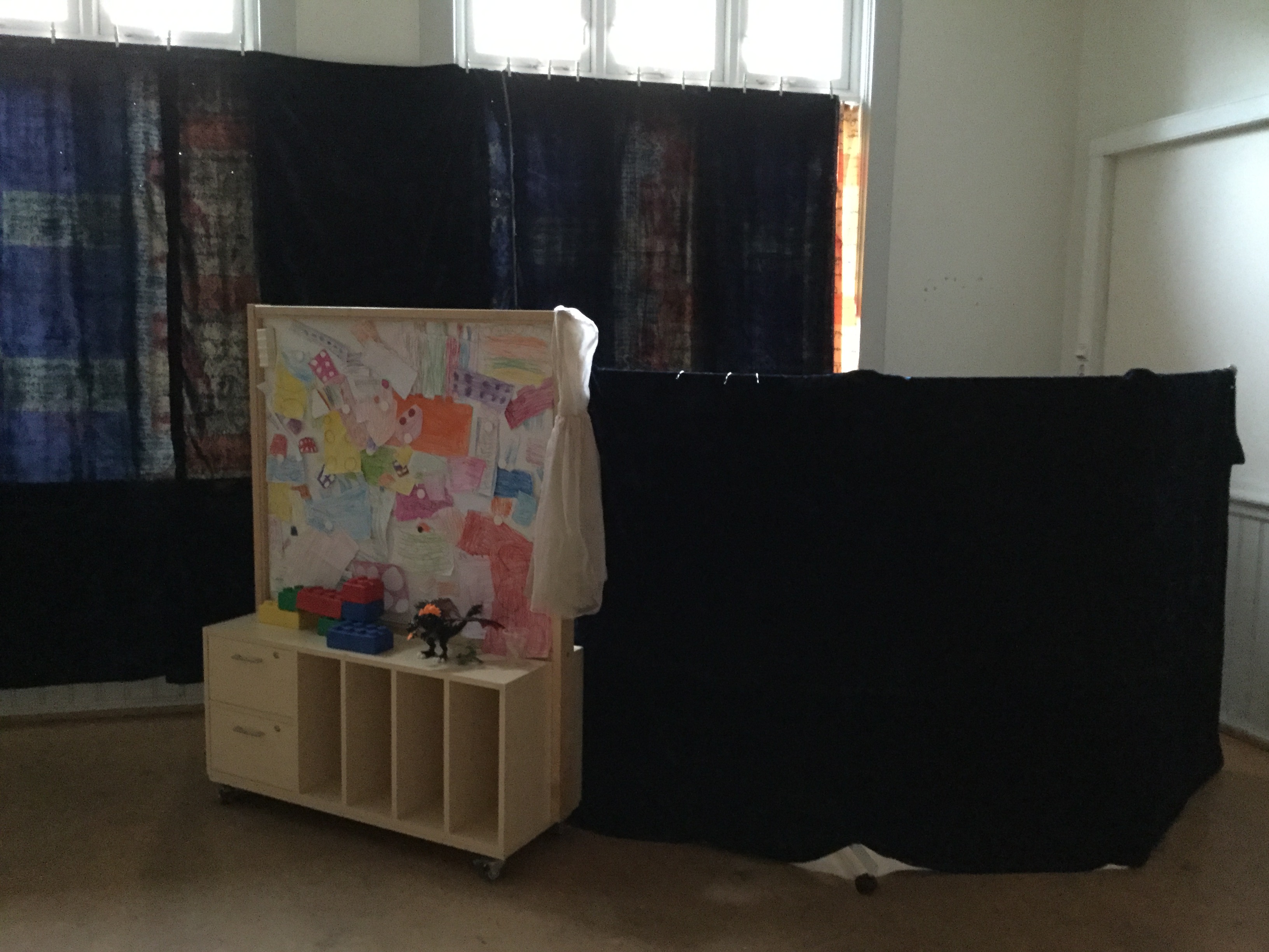 Miniteater klar til forestilling