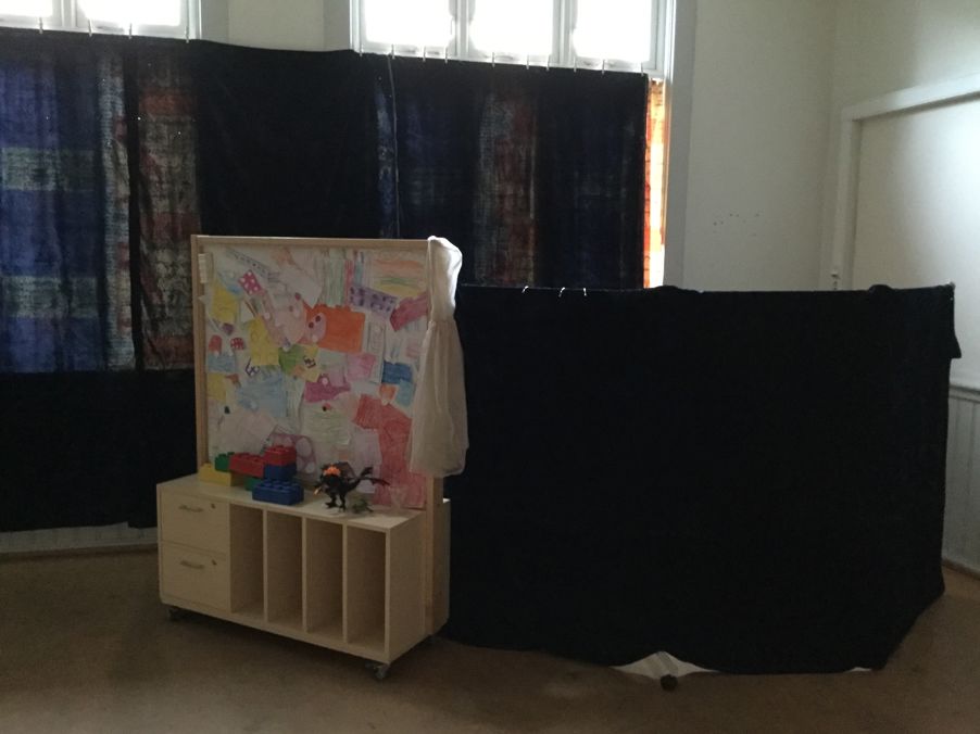 Miniteater klar til forestilling