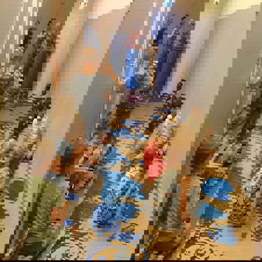 Tegne og male i aksjon