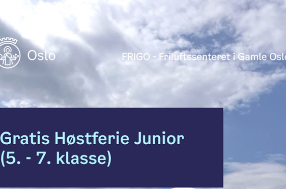 En blå himmel med skyer